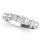 Diamond Half Eternity Ring in Gold & Platinum