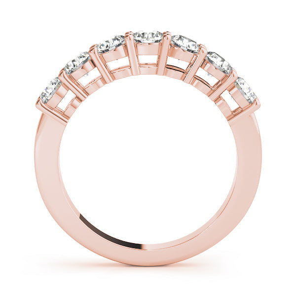 Diamond Half Eternity Ring in Gold & Platinum