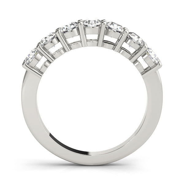 Diamond Half Eternity Ring in Gold & Platinum