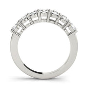 Diamond Half Eternity Ring in Gold & Platinum