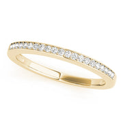 Wedding Lucida Half Eternity Ring in 10K/14K gold and platinum with certified lab-grown or natural diamonds
