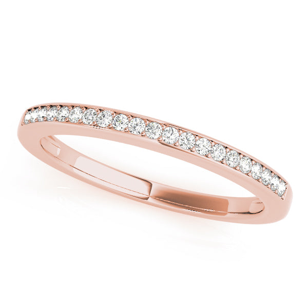 Wedding Lucida Half Eternity Ring in Gold & Platinum