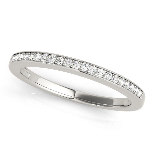 Wedding Lucida Half Eternity Ring in Gold & Platinum