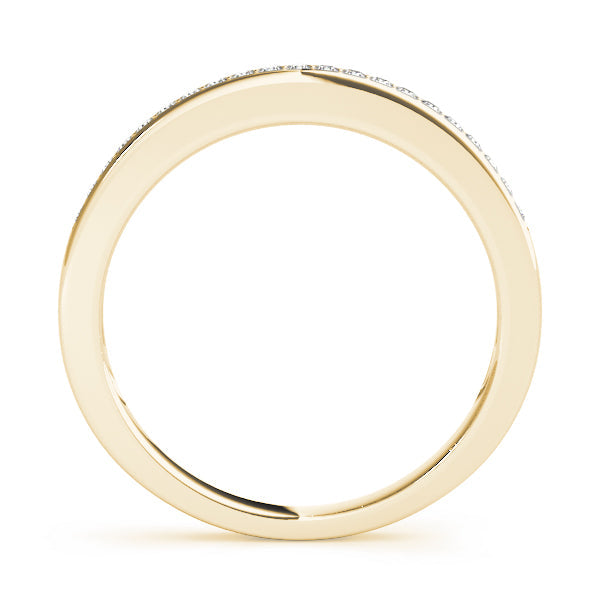 Wedding Lucida Half Eternity Ring in Gold & Platinum