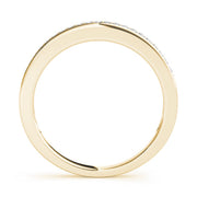 Wedding Lucida Half Eternity Ring in Gold & Platinum