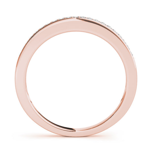 Wedding Lucida Half Eternity Ring in Gold & Platinum