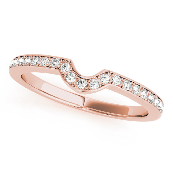 Prong Set Half Eternity Ring in Gold & Platinum
