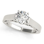 Refined Remounts Any Shape Round Diamond Engagement Ring in 10K/14K gold and platinum with certified lab-grown or natural diamonds