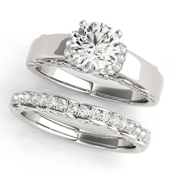 Signature Remounts Any Shape Round Diamond Engagement Ring in 10K/14K gold and platinum with certified lab-grown or natural diamonds