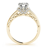 Signature Remounts Any Shape Round Diamond Engagement Ring in 10K/14K gold and platinum with certified lab-grown or natural diamonds
