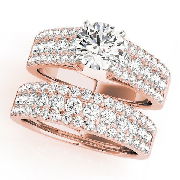 Pristine Remount Round Diamond Engagement Ring in 10K/14K gold and platinum with certified lab-grown or natural diamonds
