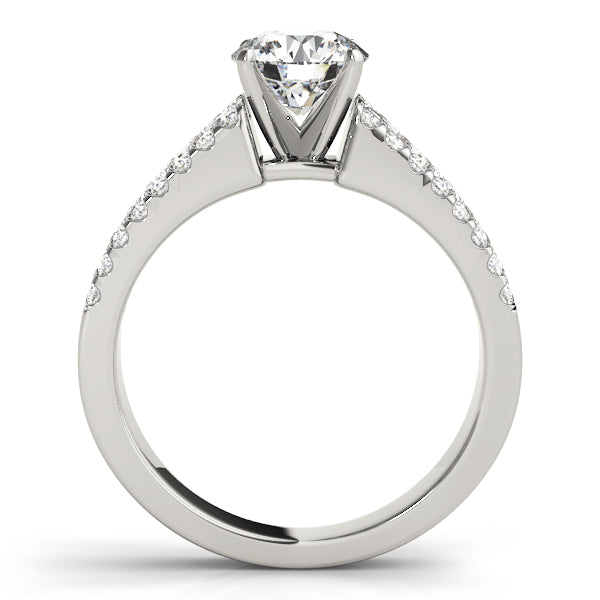 Pristine Remount Round Diamond Engagement Ring in 10K/14K gold and platinum with certified lab-grown or natural diamonds