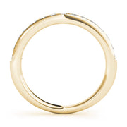 Channel Set Half Eternity Ring in Gold & Platinum