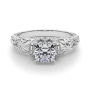 Celestial Remounts Any Shape Round Diamond Engagement Ring in 10K/14K gold and platinum with certified lab-grown or natural diamonds