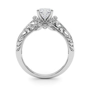 Celestial Remounts Any Shape Round Diamond Engagement Ring in 10K/14K gold and platinum with certified lab-grown or natural diamonds