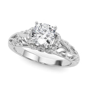 Celestial Remounts Any Shape Round Diamond Engagement Ring in 10K/14K gold and platinum with certified lab-grown or natural diamonds
