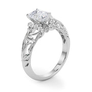 Celestial Remounts Any Shape Round Diamond Engagement Ring in 10K/14K gold and platinum with certified lab-grown or natural diamonds