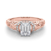 Celestial Remounts Any Shape Round Diamond Engagement Ring in 10K/14K gold and platinum with certified lab-grown or natural diamonds