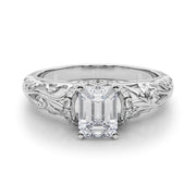 Celestial Remounts Any Shape Round Diamond Engagement Ring in 10K/14K gold and platinum with certified lab-grown or natural diamonds