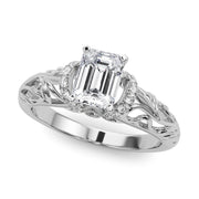 Celestial Remounts Any Shape Round Diamond Engagement Ring in 10K/14K gold and platinum with certified lab-grown or natural diamonds