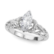 Celestial Remounts Any Shape Round Diamond Engagement Ring in 10K/14K gold and platinum with certified lab-grown or natural diamonds