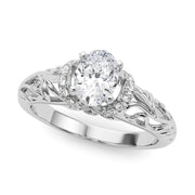 Celestial Remounts Any Shape Round Diamond Engagement Ring in 10K/14K gold and platinum with certified lab-grown or natural diamonds