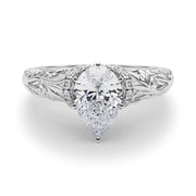Celestial Remounts Any Shape Round Diamond Engagement Ring in 10K/14K gold and platinum with certified lab-grown or natural diamonds