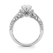 Celestial Remounts Any Shape Round Diamond Engagement Ring in 10K/14K gold and platinum with certified lab-grown or natural diamonds