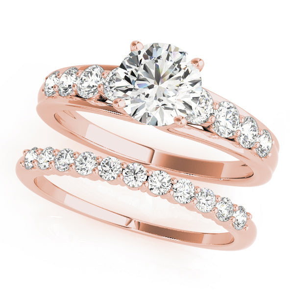 Iconic Prong-Set Round Diamond Engagement Ring in 10K/14K gold and platinum with certified lab-grown or natural diamonds