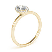 Heirloom Halo Marquise Diamond Engagement Ring in 10K/14K gold and platinum with certified lab-grown or natural diamonds