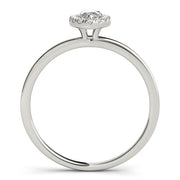 Heirloom Halo Marquise Diamond Engagement Ring in 10K/14K gold and platinum with certified lab-grown or natural diamonds