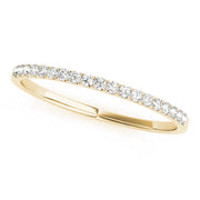 Straight Half Eternity Ring in 10K/14K gold and platinum with certified lab-grown or natural diamonds
