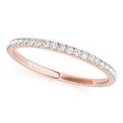 Straight Diamond Half Eternity Ring in Gold & Platinum