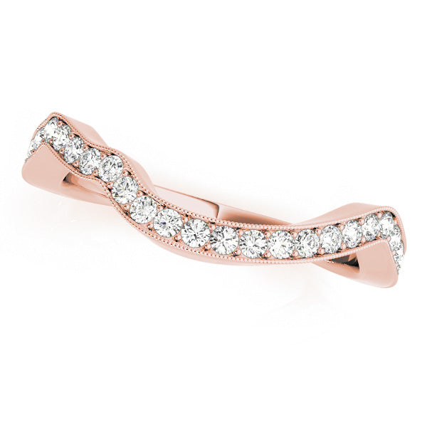 Diamond Half Eternity Ring in Gold & Platinum