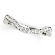 Diamond Half Eternity Ring in Gold & Platinum
