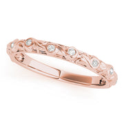 Diamond Half Eternity Ring in Gold & Platinum