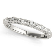 Diamond Half Eternity Ring in Gold & Platinum