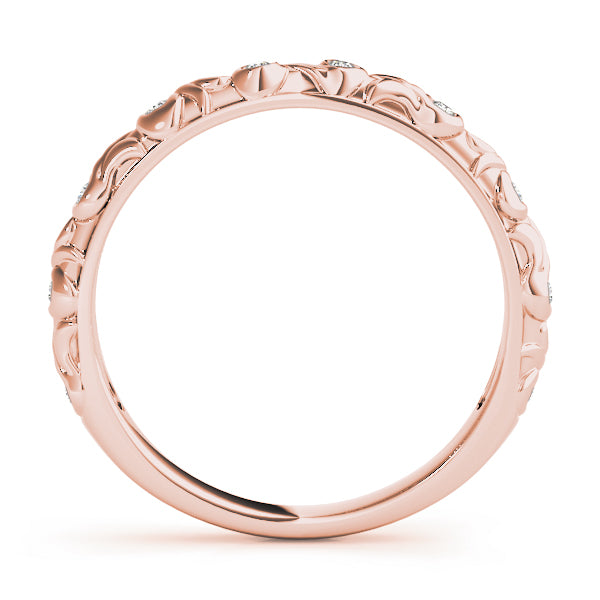 Diamond Half Eternity Ring in Gold & Platinum