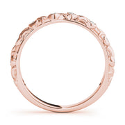Diamond Half Eternity Ring in Gold & Platinum