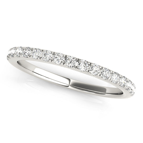Diamond Half Eternity Ring in Gold & Platinum