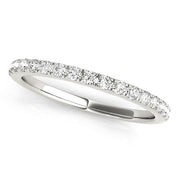 Diamond Half Eternity Ring in Gold & Platinum