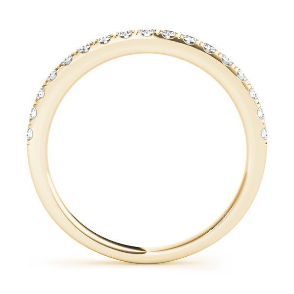 Diamond Half Eternity Ring in Gold & Platinum