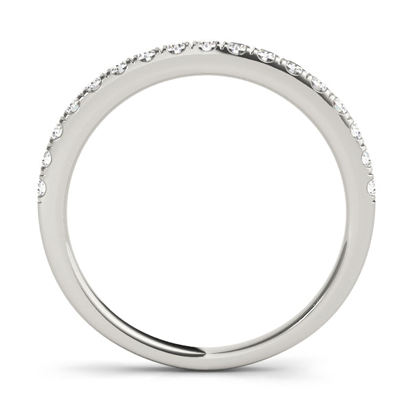 Diamond Half Eternity Ring in Gold & Platinum