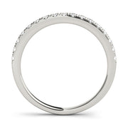 Diamond Half Eternity Ring in Gold & Platinum