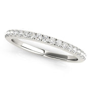 Diamond Half Eternity Ring in Gold & Platinum