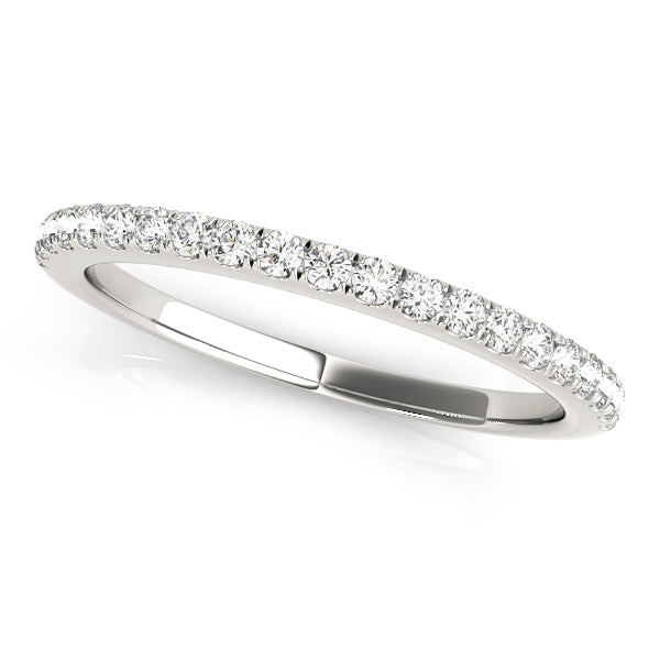 Diamond Half Eternity Ring in Gold & Platinum