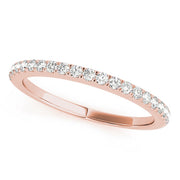 Diamond Half Eternity Ring in Gold & Platinum