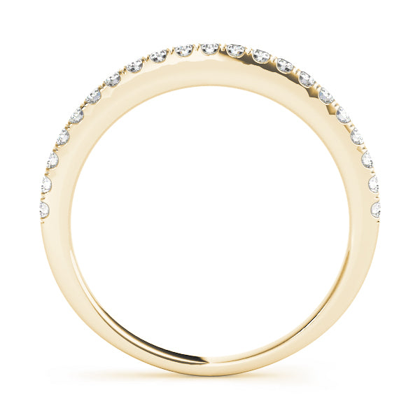 Diamond Half Eternity Ring in Gold & Platinum
