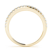 Diamond Half Eternity Ring in Gold & Platinum