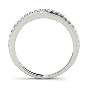 Diamond Half Eternity Ring in Gold & Platinum